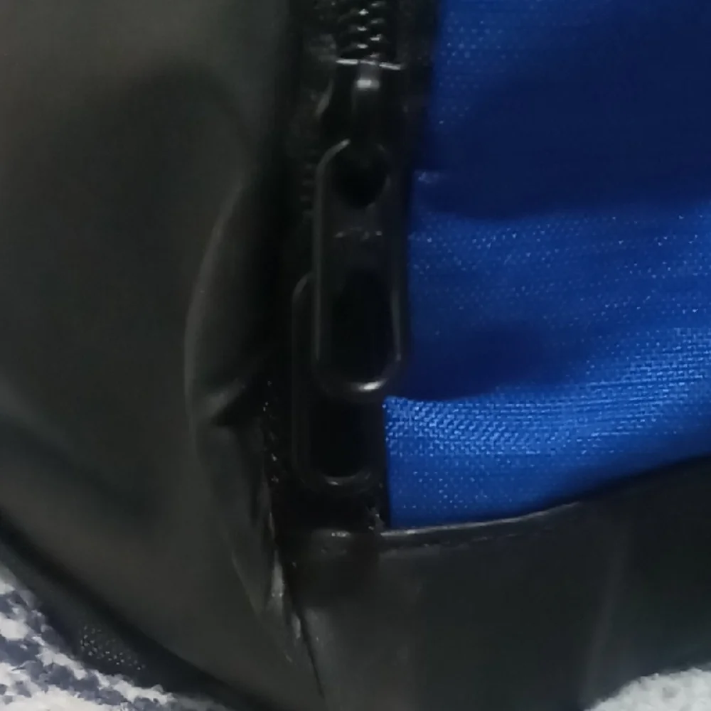 Nike Blue and Black Duffel Bag